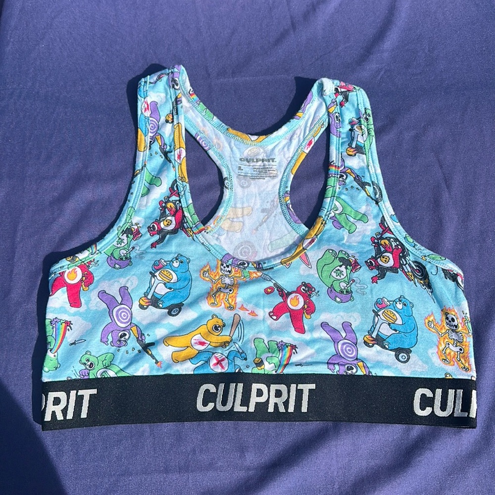 Culprit Comfy Bra/bralette/sports bra Bad Bears Size L